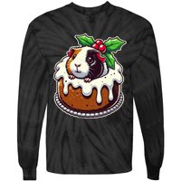 Funny Guinea Pig Dad Mom Lover Guinea Pig Christmas Pudding Tie-Dye Long Sleeve Shirt