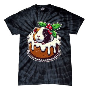 Funny Guinea Pig Dad Mom Lover Guinea Pig Christmas Pudding Tie-Dye T-Shirt