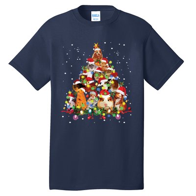 Funny Guinea Pig Christmas Tree Ornament Decor Gift Cute Tall T-Shirt