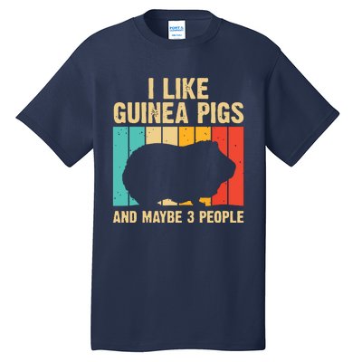 Funny Guinea Pig Design For Men Women Kids Guinea Pig Lovers Tall T-Shirt