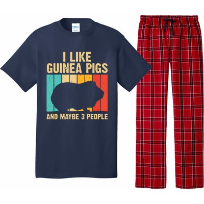 Funny Guinea Pig Design For Men Women Kids Guinea Pig Lovers Pajama Set