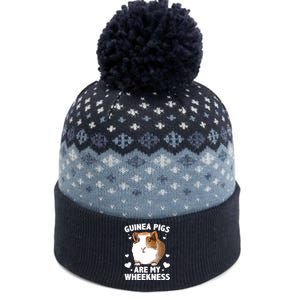 Funny Guinea Pig Design For Men Women Kids Guinea Pig Lovers The Baniff Cuffed Pom Beanie