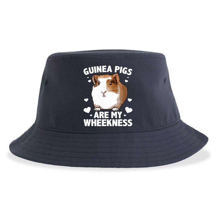 Funny Guinea Pig Design For Men Women Kids Guinea Pig Lovers Sustainable Bucket Hat