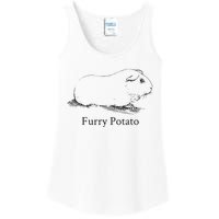 Funny Guinea Pig Furry Potato Wrong Animal Name Stupid Joke Ladies Essential Tank