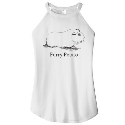 Funny Guinea Pig Furry Potato Wrong Animal Name Stupid Joke Women's Perfect Tri Rocker Tank