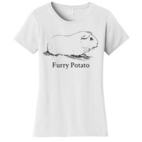 Funny Guinea Pig Furry Potato Wrong Animal Name Stupid Joke Women's T-Shirt