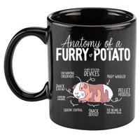 Funny Guinea Pig Guinea Pig Anatomy Guinea Pig 11oz C Handle Ceramic Mug