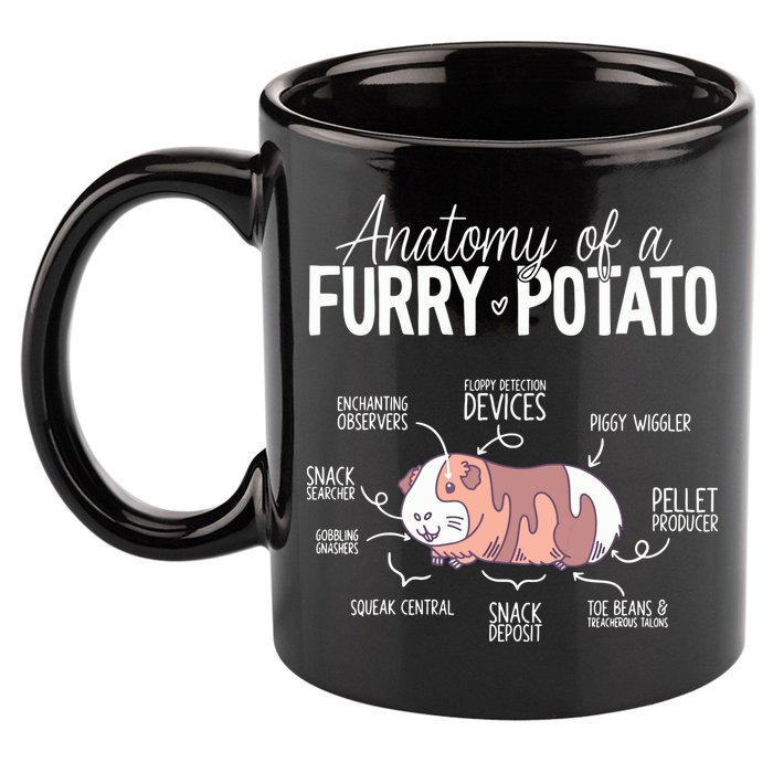 Funny Guinea Pig Guinea Pig Anatomy Guinea Pig 11oz C Handle Ceramic Mug