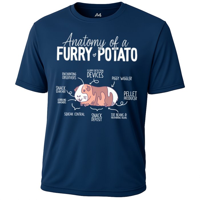 Funny Guinea Pig Guinea Pig Anatomy Guinea Pig Cooling Performance Crew T-Shirt