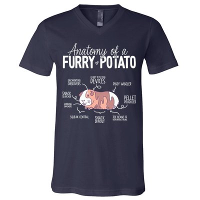 Funny Guinea Pig Guinea Pig Anatomy Guinea Pig V-Neck T-Shirt