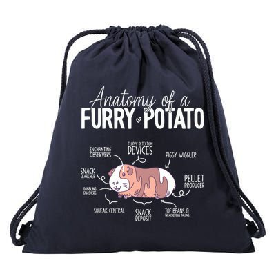 Funny Guinea Pig Guinea Pig Anatomy Guinea Pig Drawstring Bag