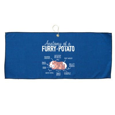 Funny Guinea Pig Guinea Pig Anatomy Guinea Pig Large Microfiber Waffle Golf Towel
