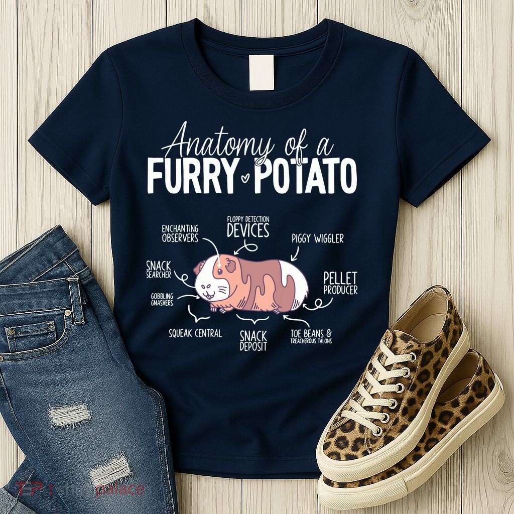 Funny Guinea Pig Guinea Pig Anatomy Guinea Pig Womens T-Shirt