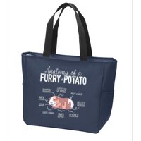 Funny Guinea Pig Guinea Pig Anatomy Guinea Pig Zip Tote Bag