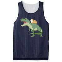 Funny Guinea Pig Riding T Rex Dinosaur Mesh Reversible Basketball Jersey Tank