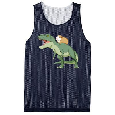 Funny Guinea Pig Riding T Rex Dinosaur Mesh Reversible Basketball Jersey Tank