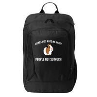 Funny Guinea Pig Gift Guinea Pig Tee City Backpack