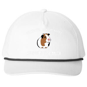 Funny Guinea Pig Gift Guinea Pig Tee Snapback Five-Panel Rope Hat