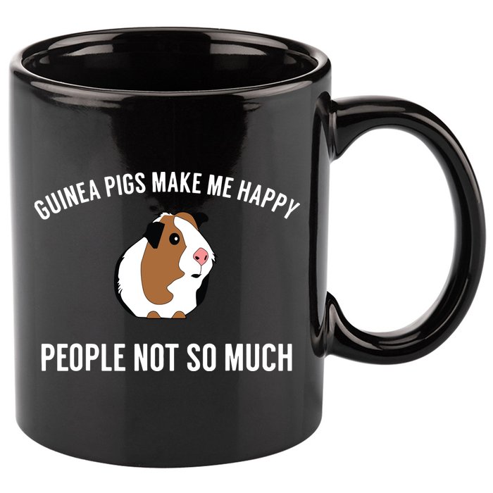 Funny Guinea Pig Gift Guinea Pig Tee 11oz C Handle Ceramic Mug
