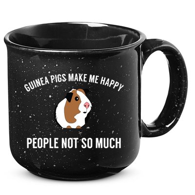 Funny Guinea Pig Gift Guinea Pig Tee 15oz Campfire Ceramic Mug