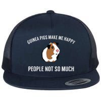 Funny Guinea Pig Gift Guinea Pig Tee Flat Bill Trucker Hat