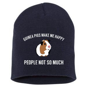 Funny Guinea Pig Gift Guinea Pig Tee Short Acrylic Beanie