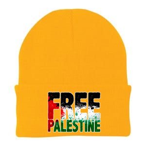 Free Gaza Palestine Flag Proud Palestine Roots Arabic Knit Cap Winter Beanie