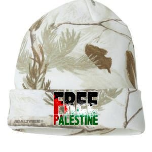 Free Gaza Palestine Flag Proud Palestine Roots Arabic Kati Licensed 12" Camo Beanie