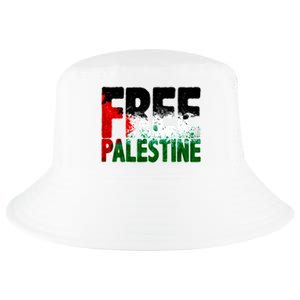 Free Gaza Palestine Flag Proud Palestine Roots Arabic Cool Comfort Performance Bucket Hat