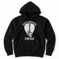 Fun Guitarist Papaw  Fathers Day Guitar Player Grandpa Hoodie