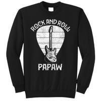 Fun Guitarist Papaw  Fathers Day Guitar Player Grandpa Sweatshirt