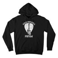 Fun Guitarist Papaw  Fathers Day Guitar Player Grandpa Tall Hoodie