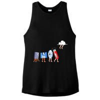 Funny Geek Programmer Nerd Developer Computer Engineering Ladies PosiCharge Tri-Blend Wicking Tank
