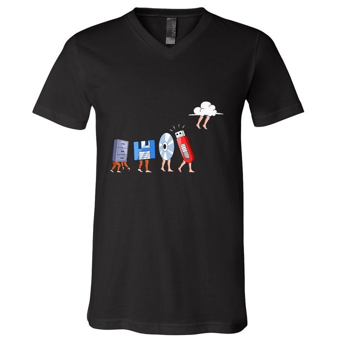 Funny Geek Programmer Nerd Developer Computer Engineering V-Neck T-Shirt