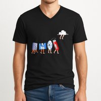 Funny Geek Programmer Nerd Developer Computer Engineering V-Neck T-Shirt