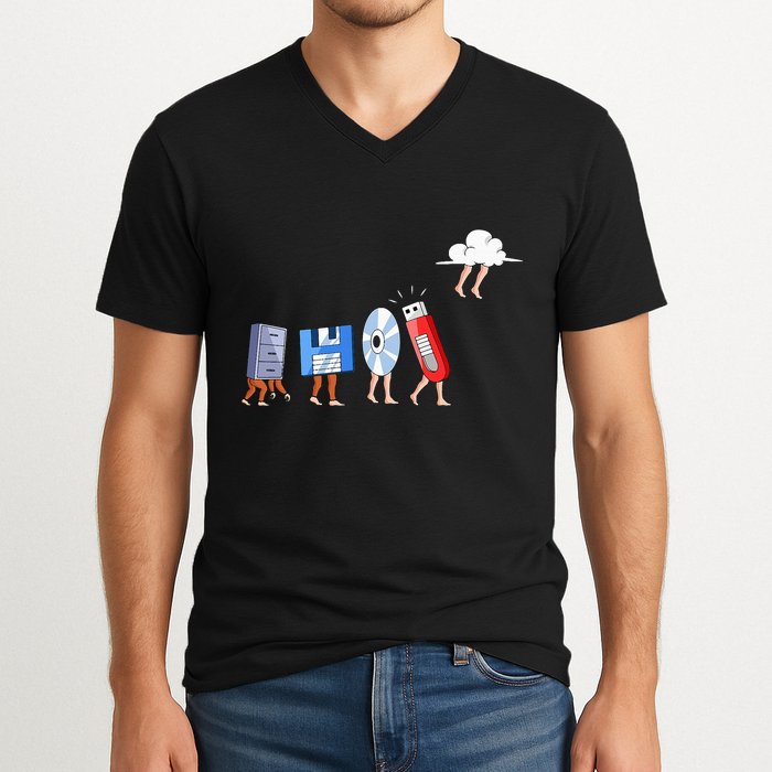 Funny Geek Programmer Nerd Developer Computer Engineering V-Neck T-Shirt
