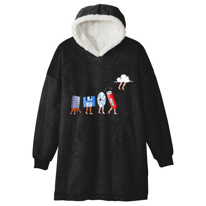 Funny Geek Programmer Nerd Developer Computer Engineering Hooded Wearable Blanket