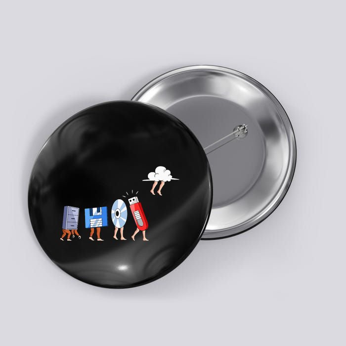 Funny Geek Programmer Nerd Developer Computer Engineering Button