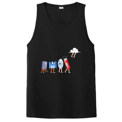 Funny Geek Programmer Nerd Developer Computer Engineering PosiCharge Competitor Tank