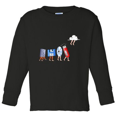 Funny Geek Programmer Nerd Developer Computer Engineering Toddler Long Sleeve Shirt
