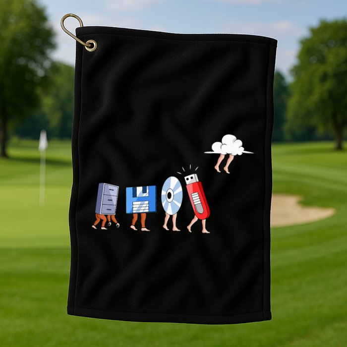 Funny Geek Programmer Nerd Developer Computer Engineering Golf Towel