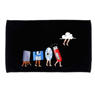 Funny Geek Programmer Nerd Developer Computer Engineering Microfiber Hand Towel