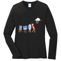Funny Geek Programmer Nerd Developer Computer Engineering Ladies Long Sleeve Shirt