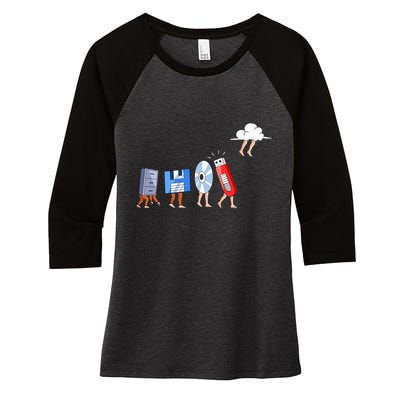 Funny Geek Programmer Nerd Developer Computer Engineering Women's Tri-Blend 3/4-Sleeve Raglan Shirt