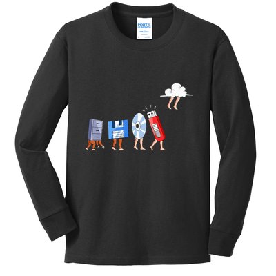 Funny Geek Programmer Nerd Developer Computer Engineering Kids Long Sleeve Shirt