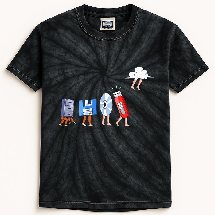 Funny Geek Programmer Nerd Developer Computer Engineering Kids Tie-Dye T-Shirt