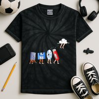 Funny Geek Programmer Nerd Developer Computer Engineering Kids Tie-Dye T-Shirt