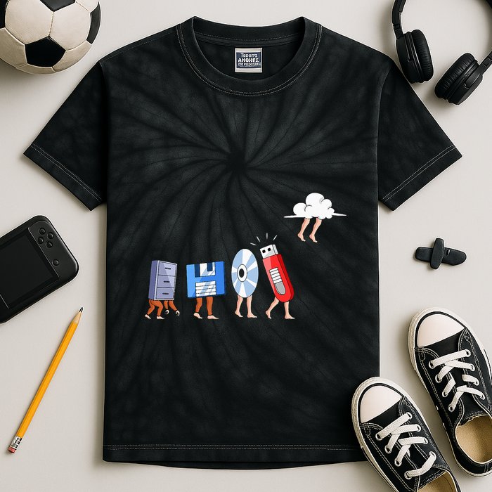 Funny Geek Programmer Nerd Developer Computer Engineering Kids Tie-Dye T-Shirt