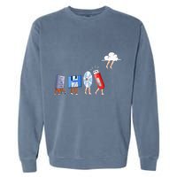 Funny Geek Programmer Nerd Developer Computer Engineering Garment-Dyed Sweatshirt