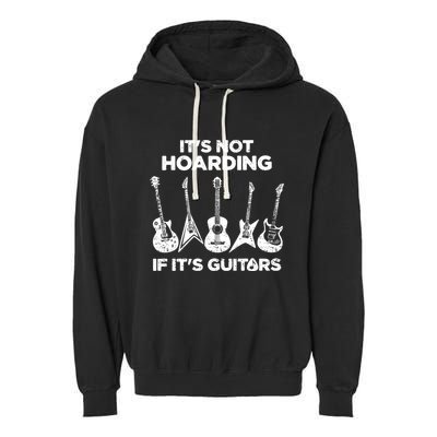 Funny Guitar Player Music Musician Garment-Dyed Fleece Hoodie